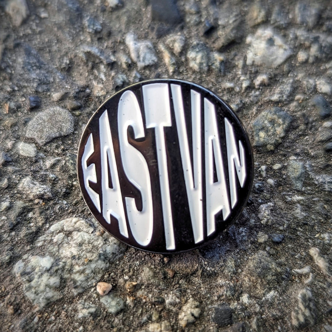 Eastvan enamel pin circle