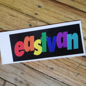 Eastvan rainbow sticker