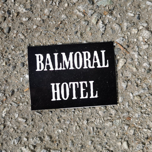 Balmoral Hotel Sticker