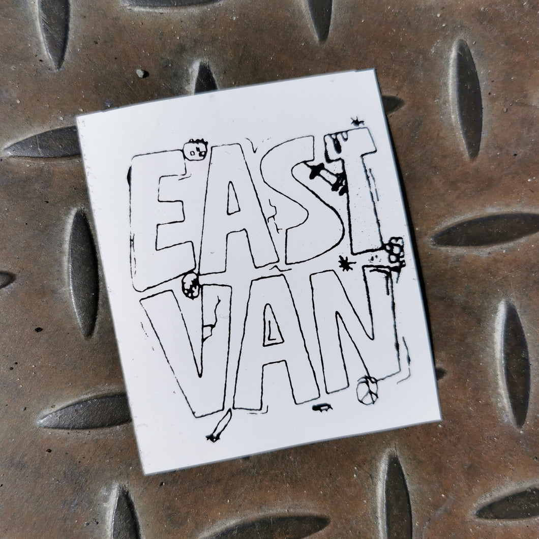 EAST VAN sketchy sticker