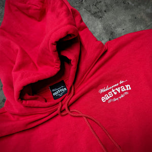 Danger Eastcide patched hoodie