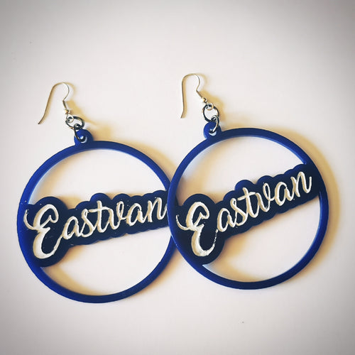 Eastvan cursive earrings
